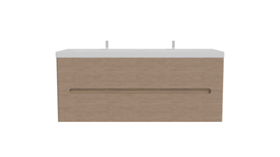 Luxury Double Sink Bathtub 3D - Professional 3D Model Render 11