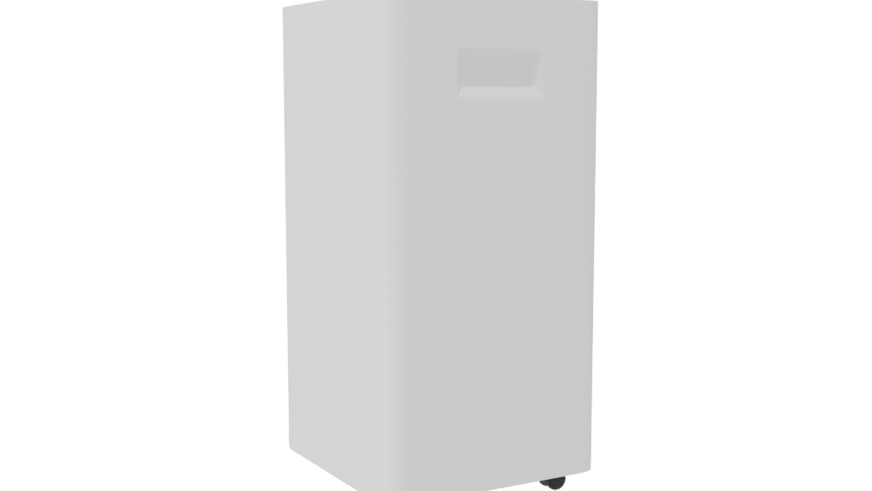 Compact Portable Air Conditioner Model - Professional 3D Model Render 7