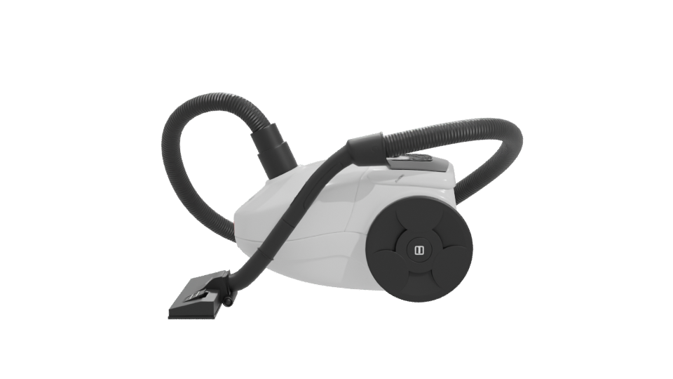 Compact Modern Vacuum Cleaner 3D - Professional 3D Model Render 11