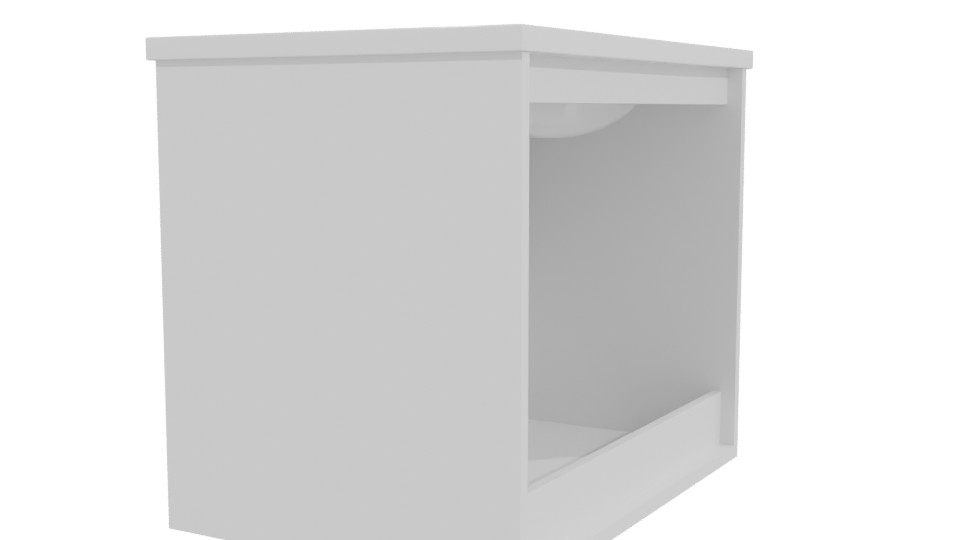 Stylish Modern Storage Box - Professional 3D Model Render 3