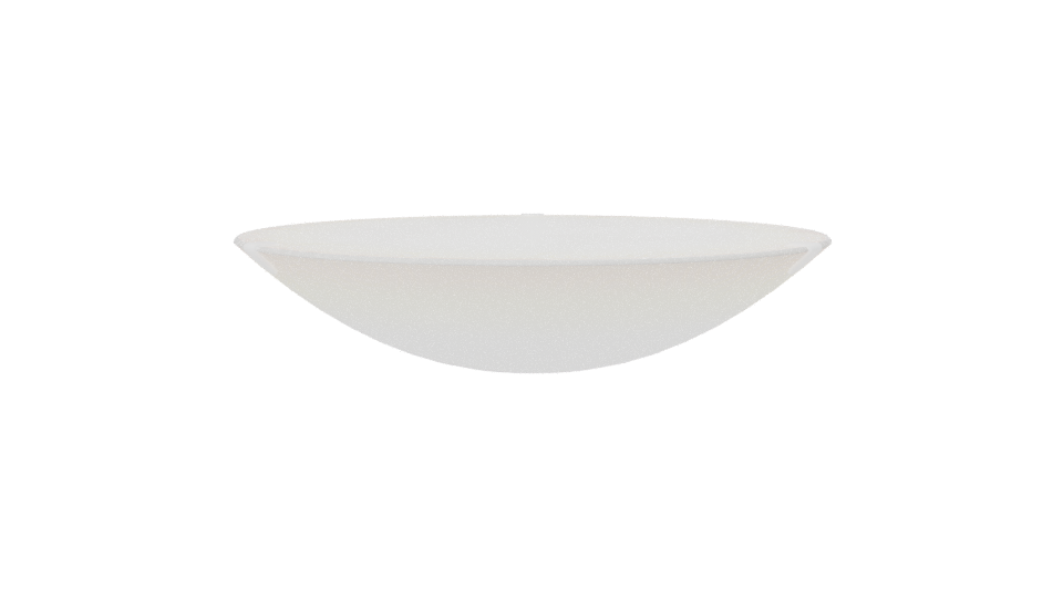 Elegant Shallow Ceramic Bowl 3D - Professional 3D Model Render 7