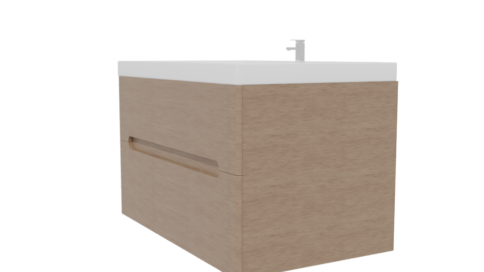 Stylish Modern Freestanding Bathtub 3D Model - Professional 3D Model Render 13