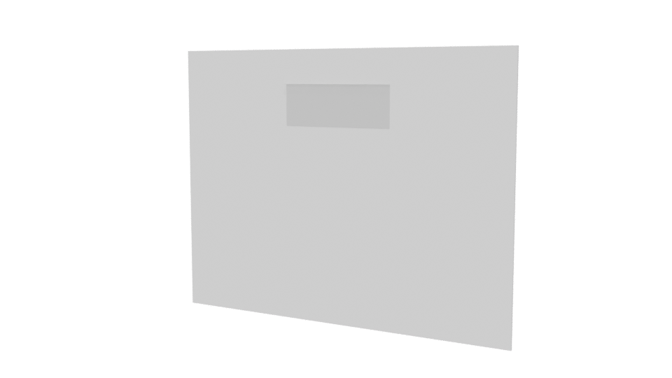 Minimalist Wall-Mounted Frame 3D - Professional 3D Model Render 6