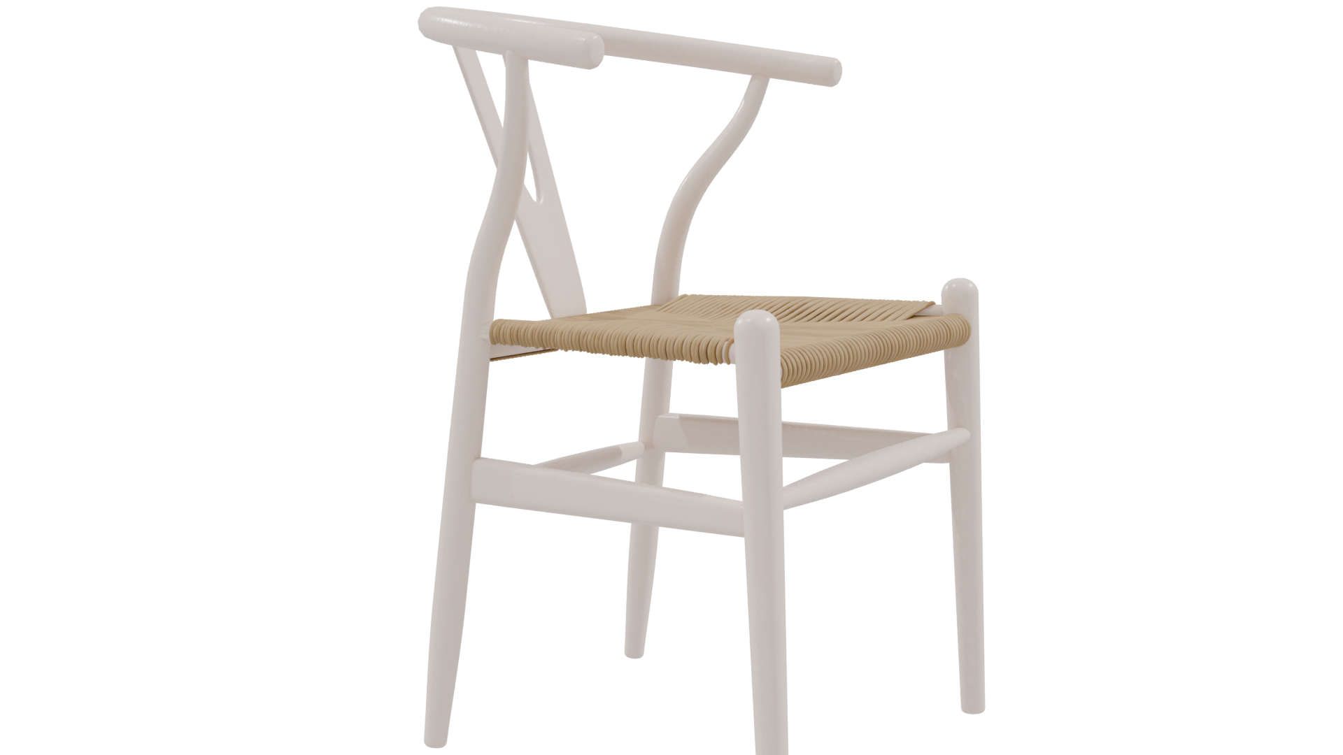 Stylish Minimalist Dining Chair Model - Professional 3D Model Render 9