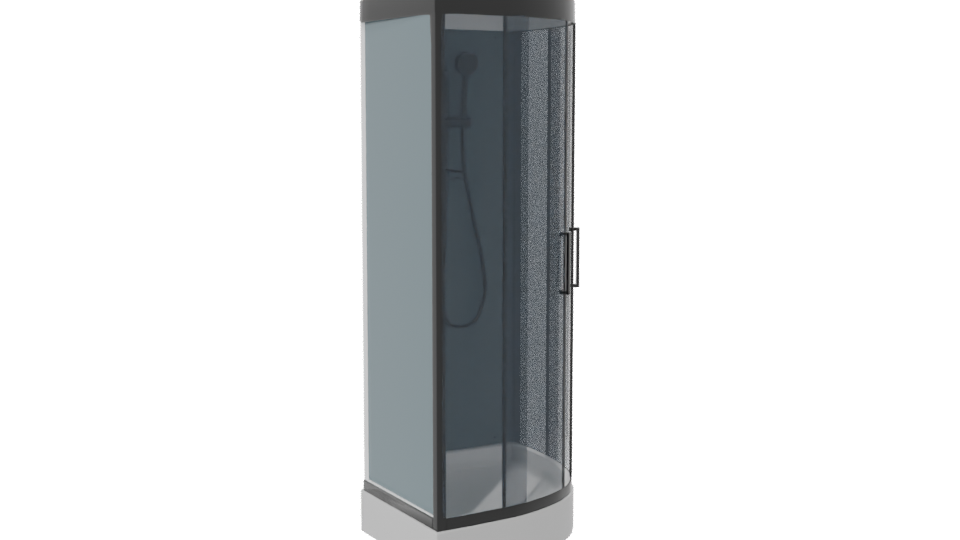 Stylish Shower Cabin Model 3D - Professional 3D Model Render 7