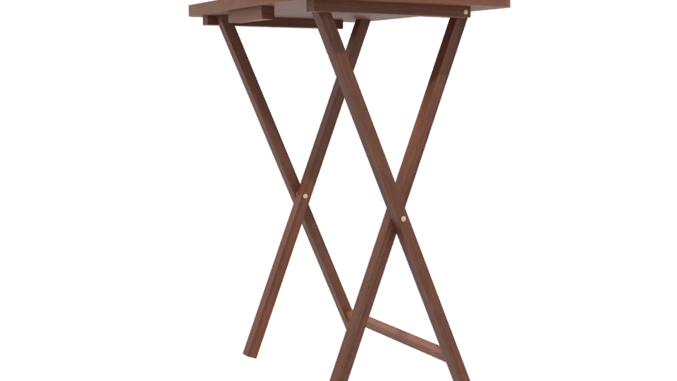 Stylish Wooden Desk Model - Professional 3D Model Render 13