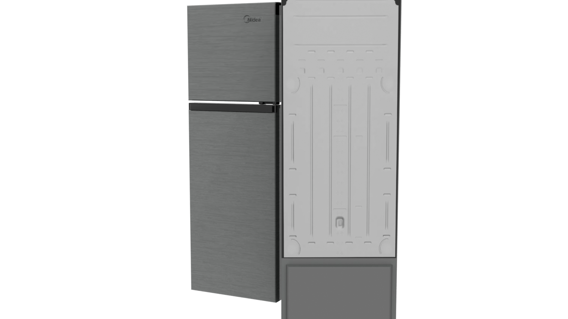 Elegant White Refrigerator 3D Model - Professional 3D Model Render 5