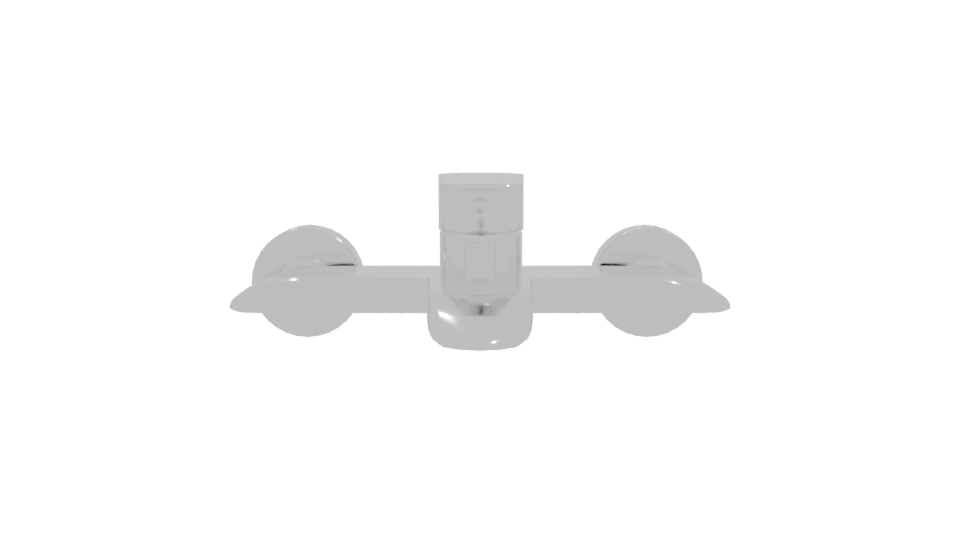 Sleek Modern Bathroom Faucet 3D Model - Professional 3D Model Render 11