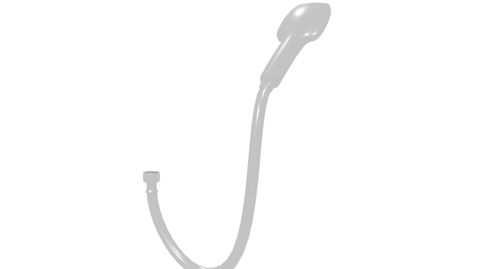 Modern Shower Head 3D Model - Professional 3D Model Render 6