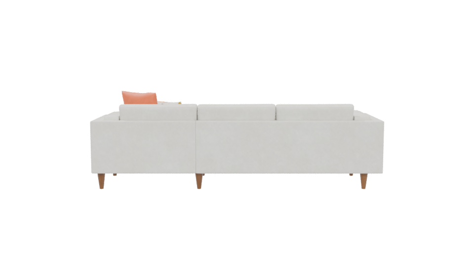 Modern Sectional Sofa 3D Model - Professional 3D Model Render 5
