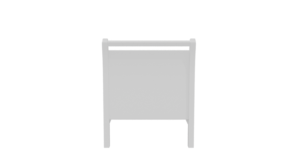 Elegant Minimalist Twin Bed 3D Model - Professional 3D Model Render 5