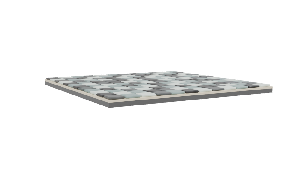 Stylish Modern Checkerboard Floor - Professional 3D Model Render 13