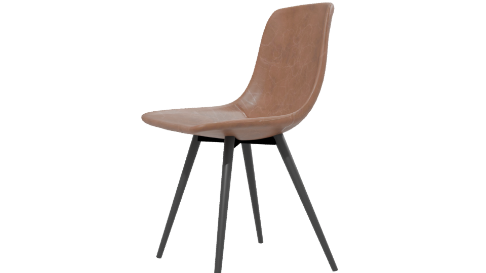Stylish Modern Dining Chair 3D - Professional 3D Model Render 13