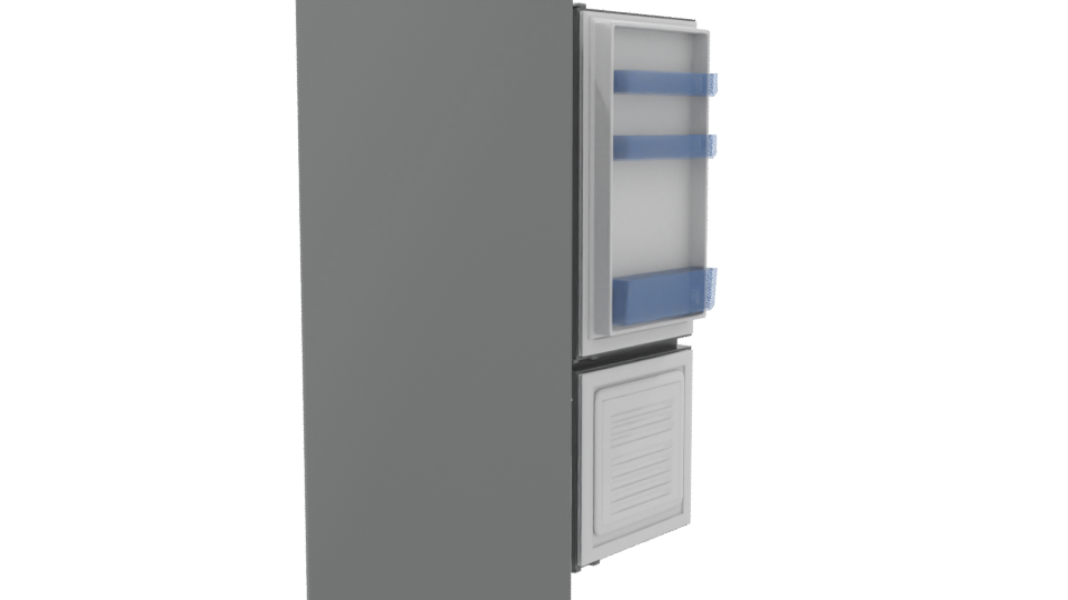 Stylish Modern Refrigerator 3D Model - Professional 3D Model Render 8