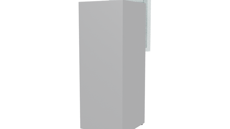 Sleek Stainless Steel Refrigerator 3D Model - Professional 3D Model Render 6