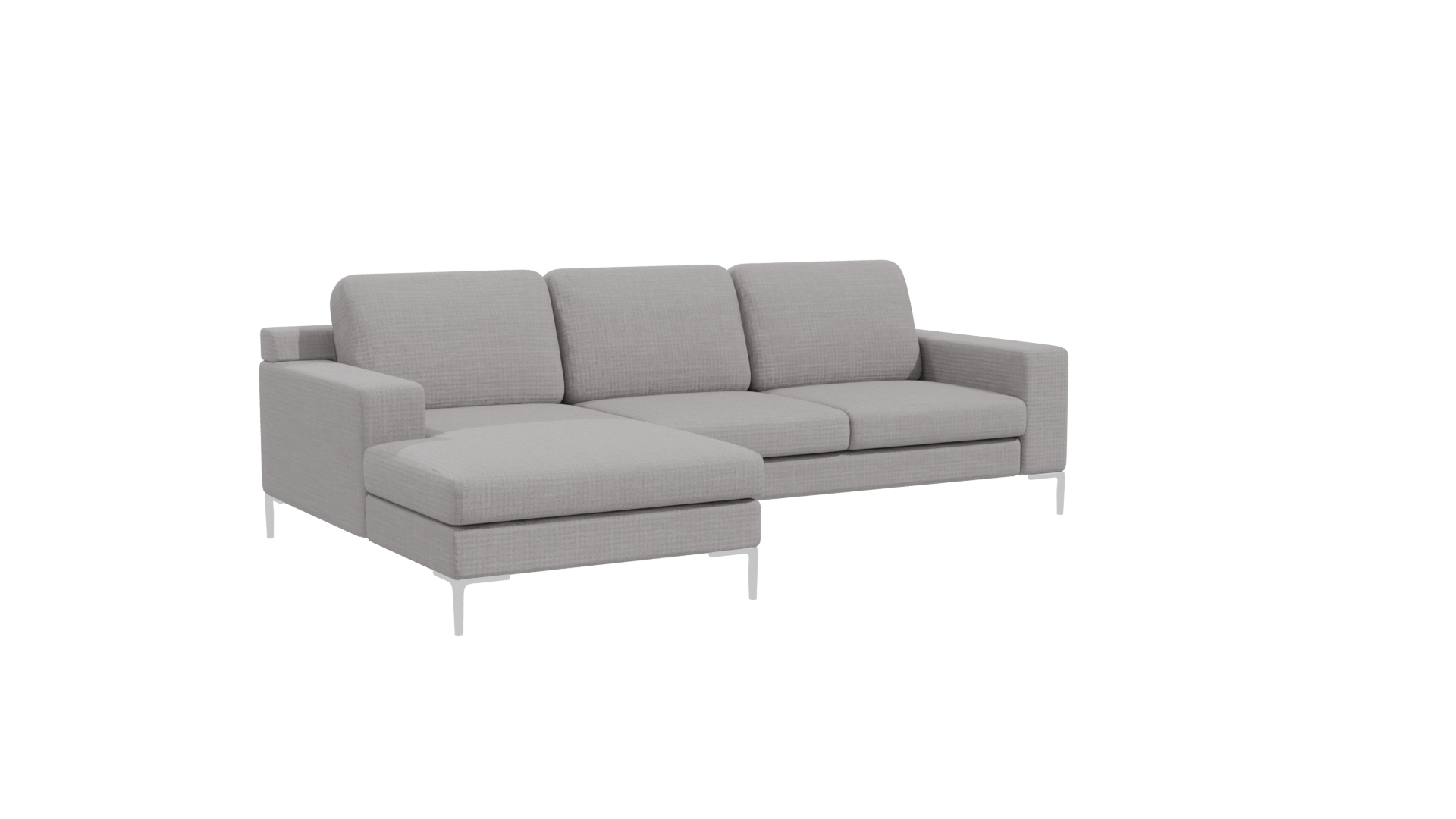 Contemporary L-Shaped Sofa 3D - Professional 3D Model Render 10