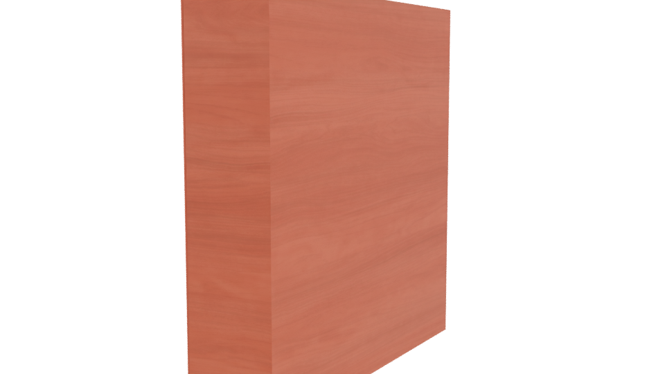 Stylish Wooden Wardrobe 3D Model - Professional 3D Model Render 3