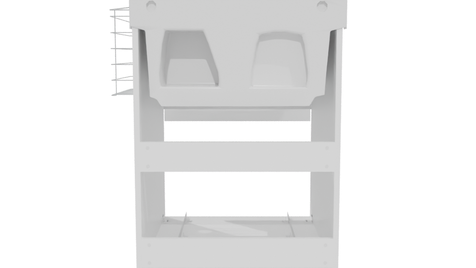 Stylish Modern Office Cabinet 3D - Professional 3D Model Render 5