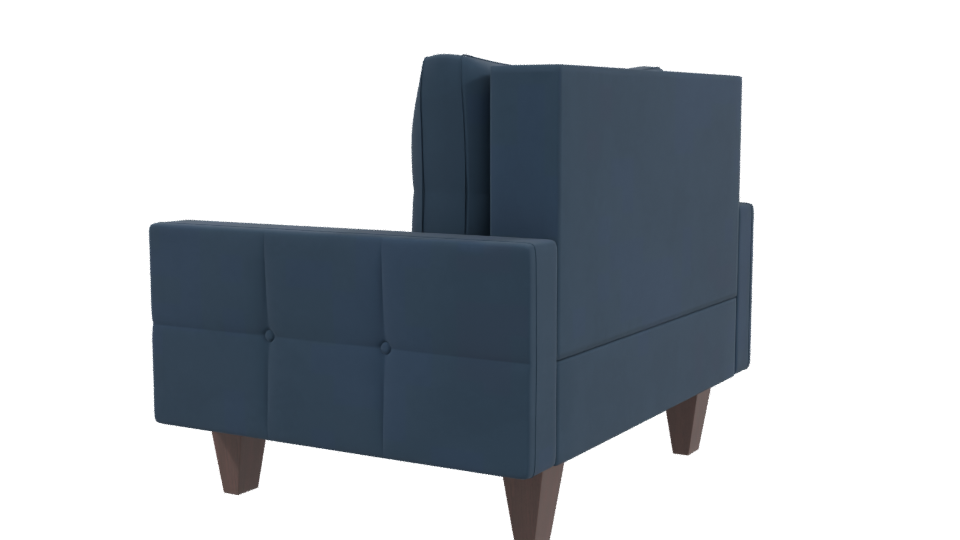 Stylish Modern Loveseat 3D Model - Professional 3D Model Render 3