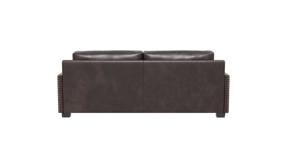 Luxurious Brown Leather Sofa 3D Model - Professional 3D Model Render 5