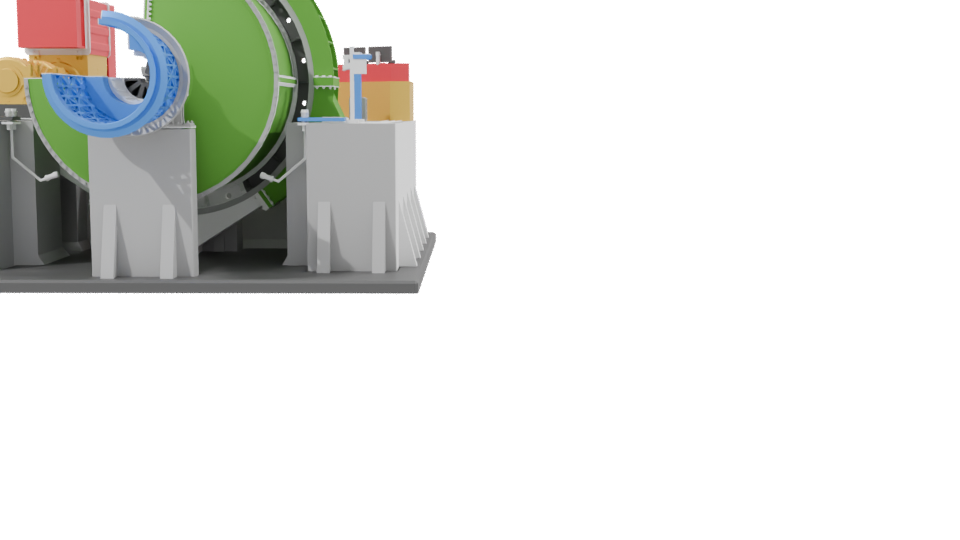 Industrial Machinery 3D Model - Professional 3D Model Render 2