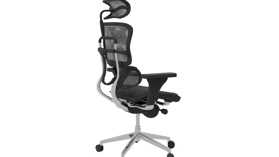 Ergonomic Modern Office Chair 3D Model - Professional 3D Model Render 7