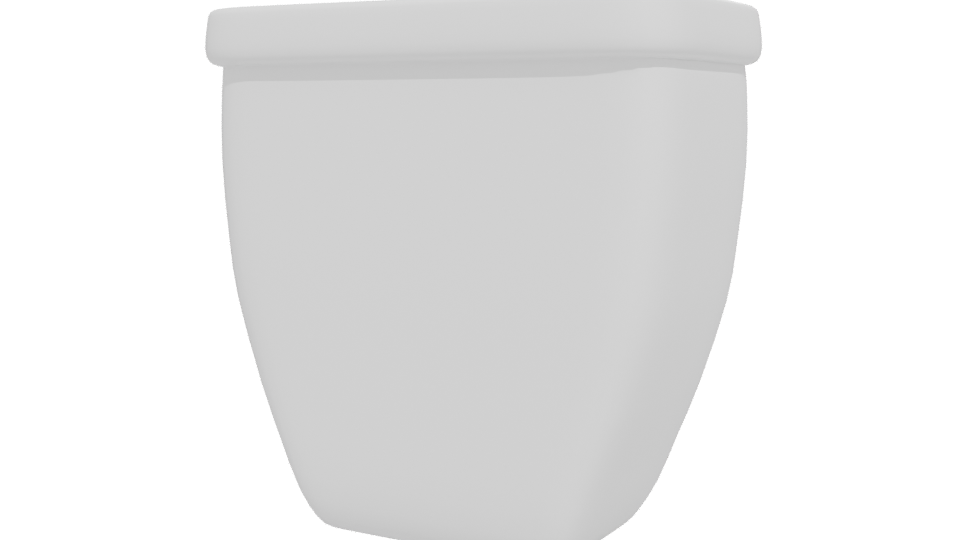 Stylish Minimalist Toilet Model - Professional 3D Model Render 12