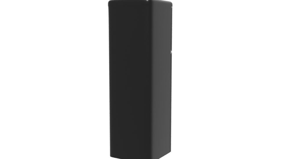 Stylish Retro Refrigerator 3D Model - Professional 3D Model Render 6