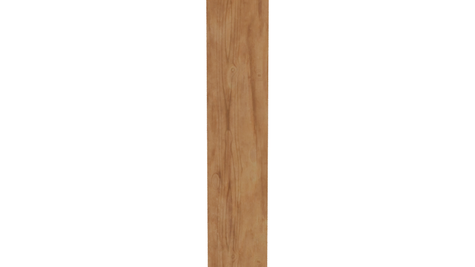 Contemporary Wooden Bookshelf Model - Professional 3D Model Render 8