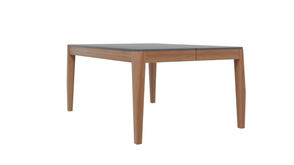 Stylish Wooden Dining Table 3D - Professional 3D Model Render 13