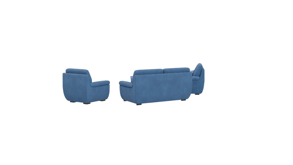 Comfortable Modular Sofa Set 3D - Professional 3D Model Render 4