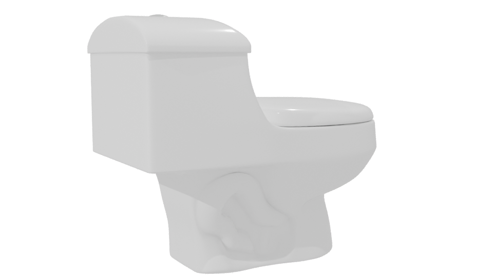 WC One Piece Montecarlo 3D - Professional 3D Model Render 7