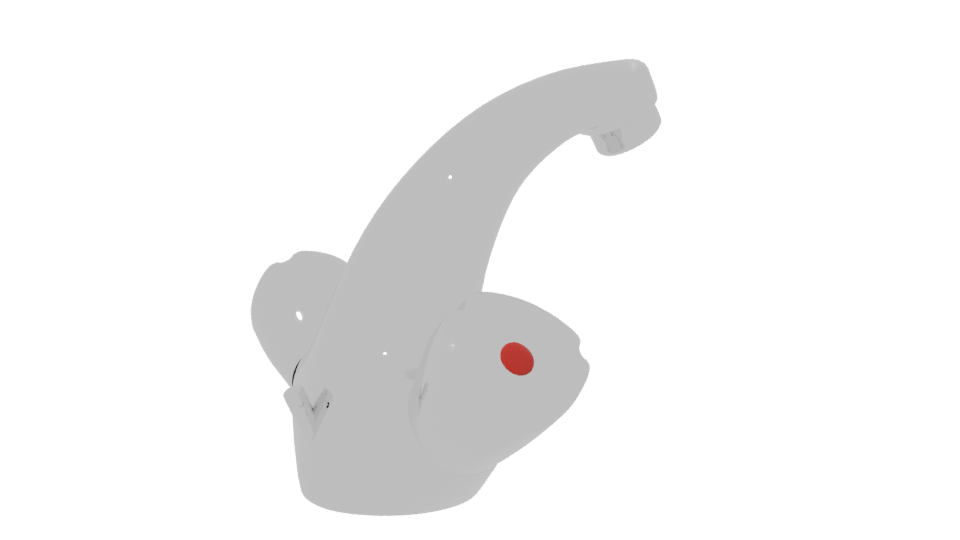 Monoblock Bathroom Faucet 3D - Professional 3D Model Render 7