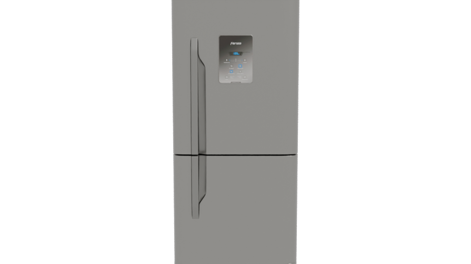 Sleek Modern Refrigerator Model - Professional 3D Model Render 11