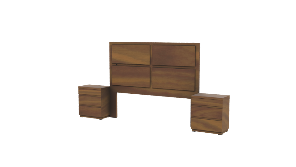 Stylish Wooden Storage Cabinet 3D - Professional 3D Model Render 12
