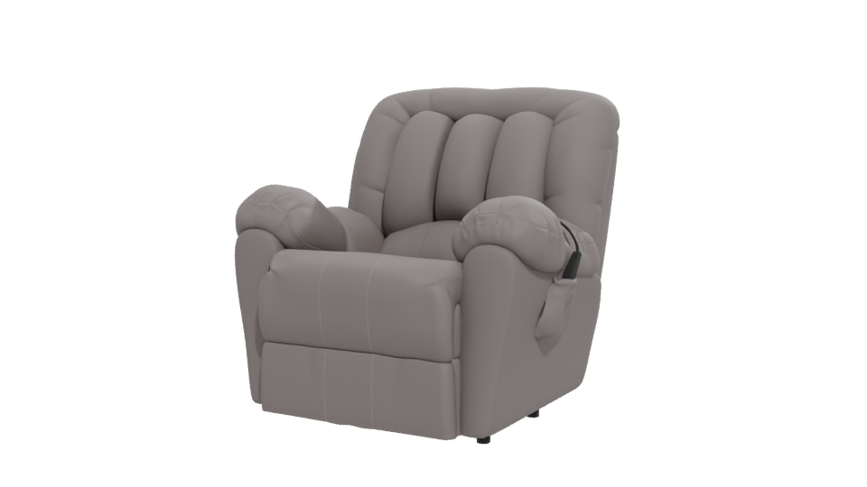 Stylish Recliner Armchair 3D Model - Professional 3D Model Render 12