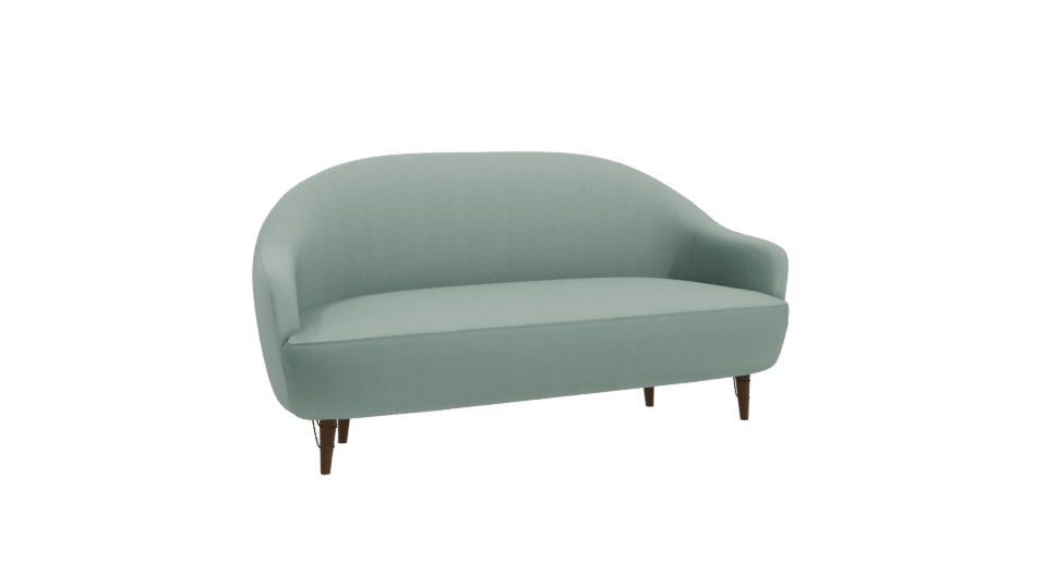 Stylish Modern Fabric Sofa 3D Model - Professional 3D Model Render 10