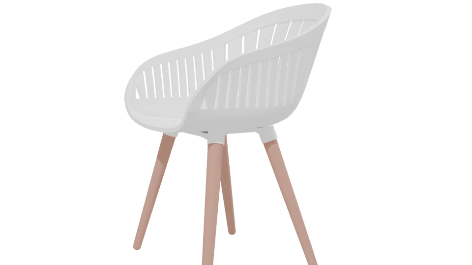 Stylish Modern Chair 3D Model - Professional 3D Model Render 13