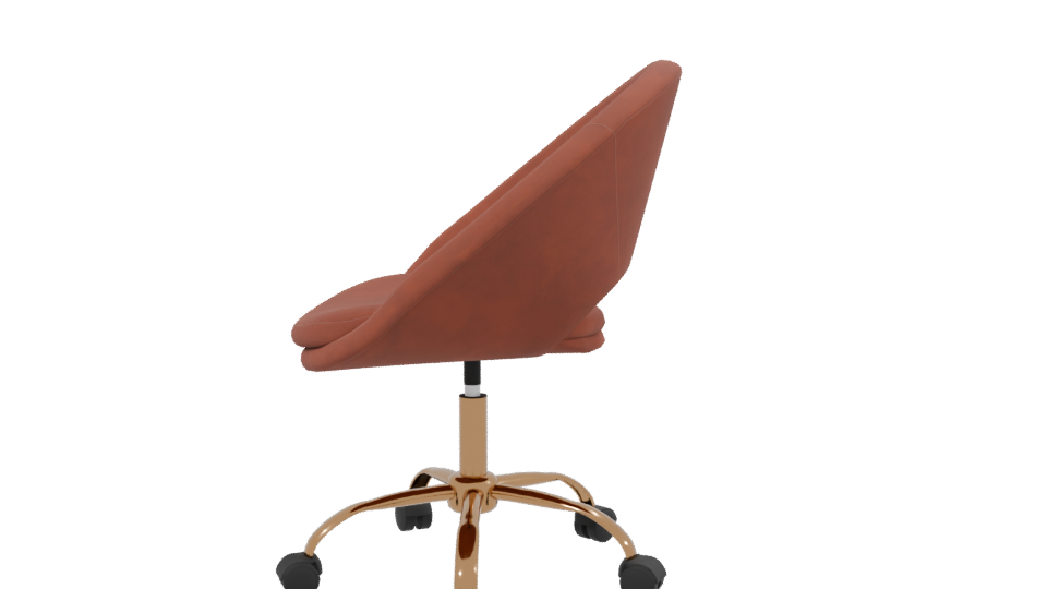 Stylish Modern Office Chair 3D - Professional 3D Model Render 2