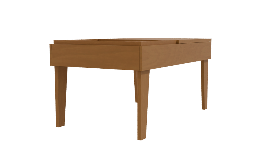 Stylish Modern Coffee Table 3D - Professional 3D Model Render 9