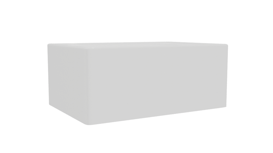 Elegant Freestanding Bathtub Model - Professional 3D Model Render 4