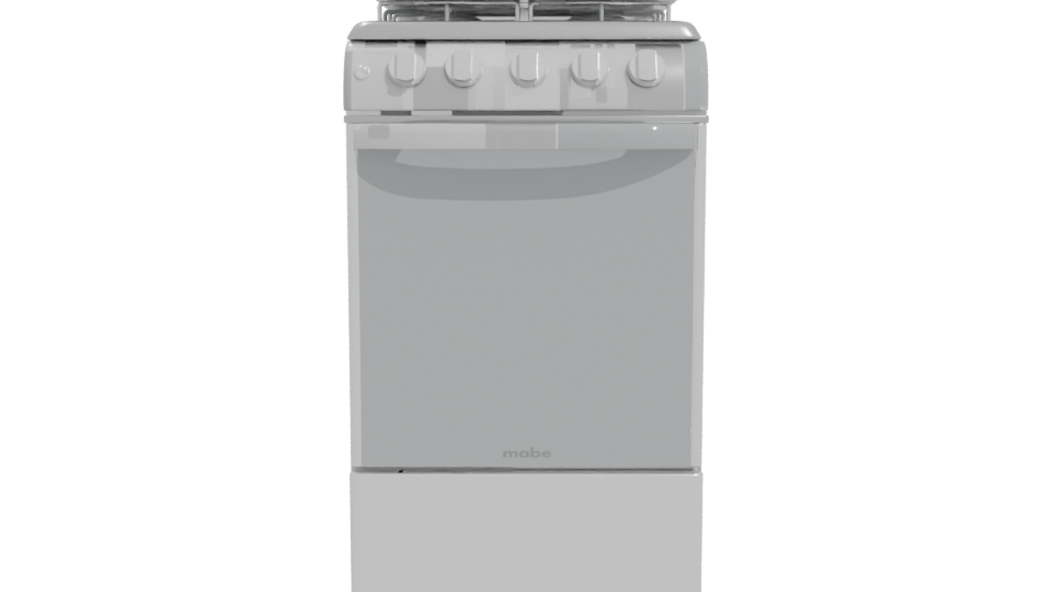 Compact Gas Stove Appliance 3D - Professional 3D Model Render 11