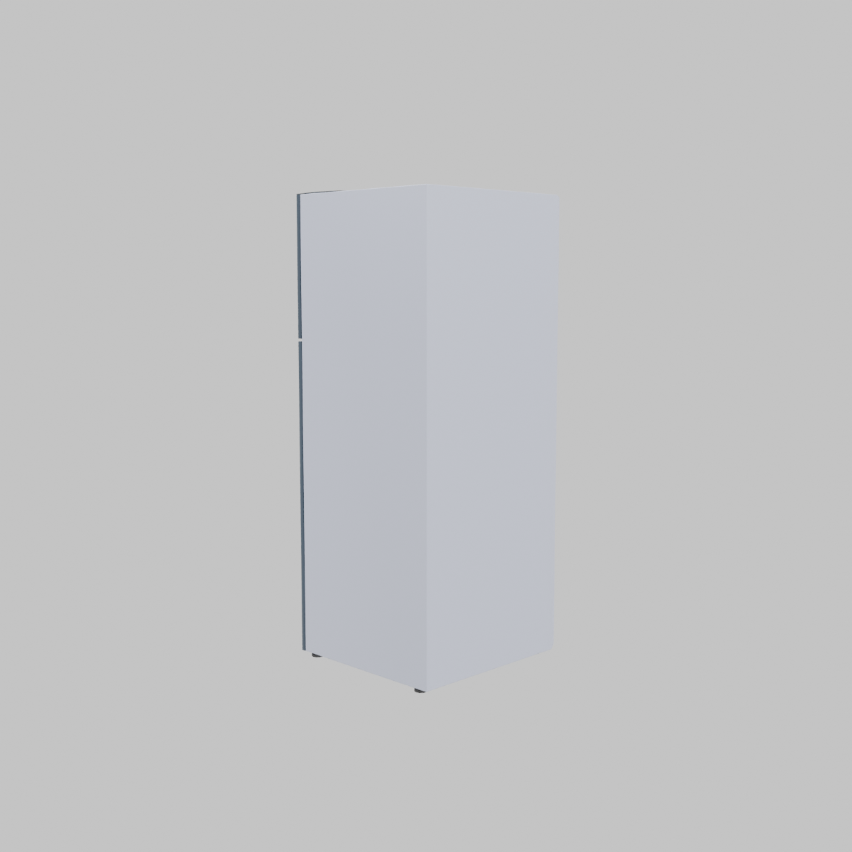Sleek Modern Refrigerator 3D Model - Professional 3D Model Render 4