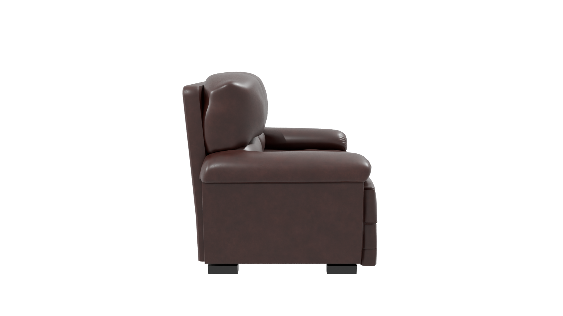 Stylish Leather Sofa 3D Model - Professional 3D Model Render 8