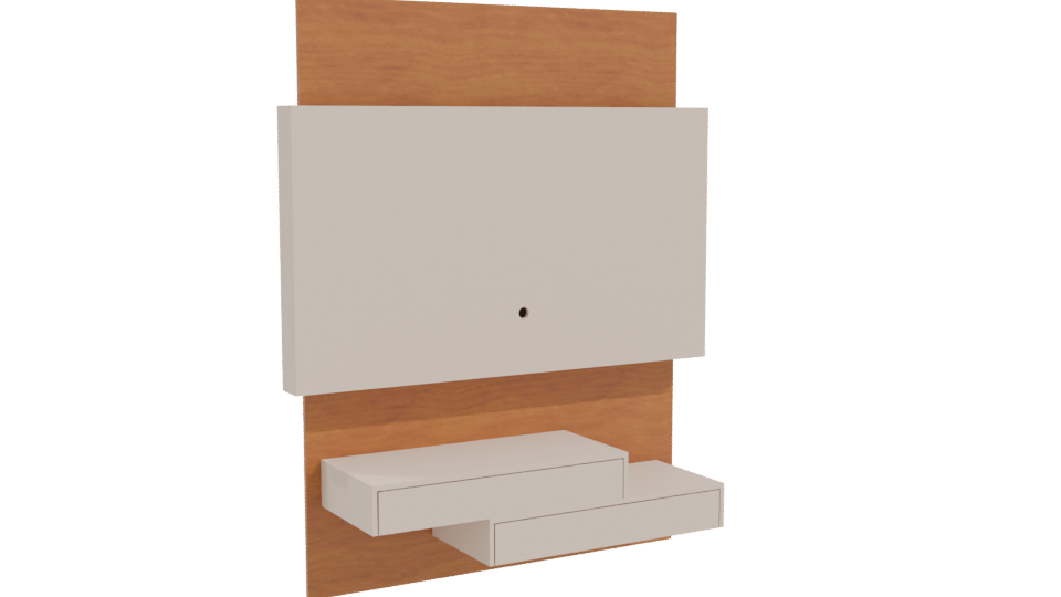 Modern Minimalist Wall Cabinet 3D - Professional 3D Model Render 10