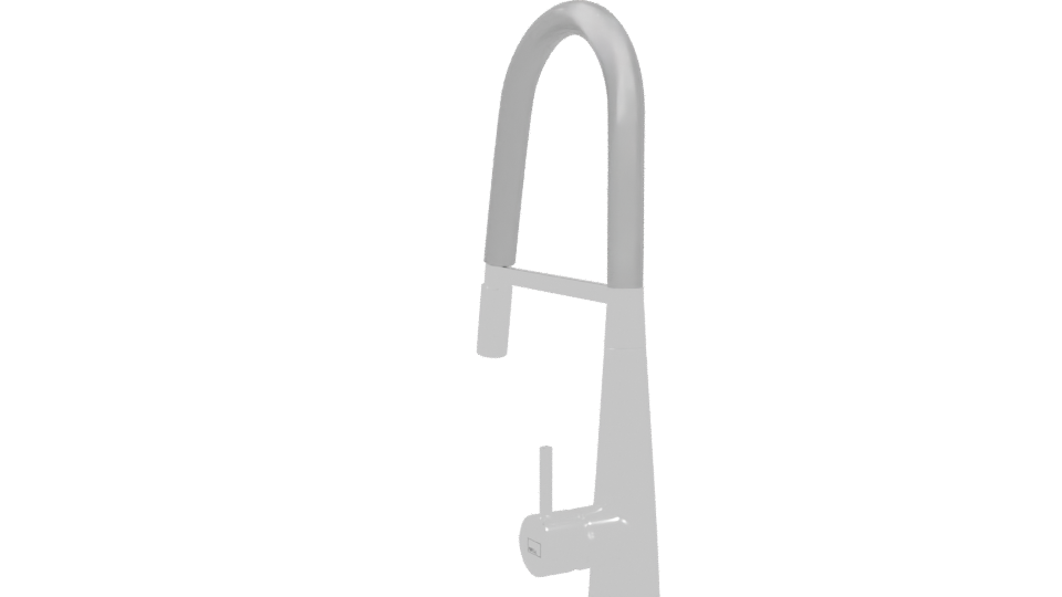 Sleek Kitchen Faucet 3D Model - Professional 3D Model Render 4