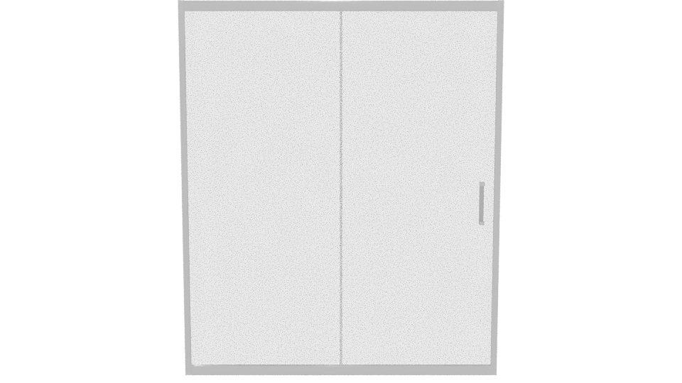 Stylish Sliding Glass Door 3D - Professional 3D Model Render 5