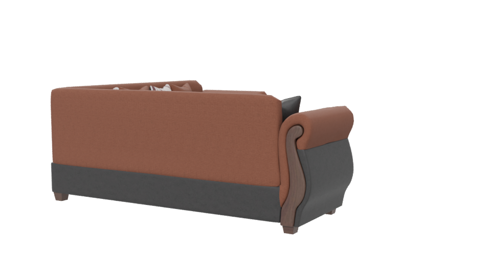 Stylish L-Shaped Sofa Model - Professional 3D Model Render 6