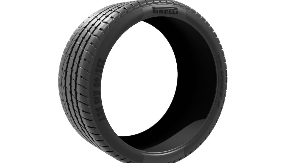 High-Performance Racing Tire 3D Model - Professional 3D Model Render 10