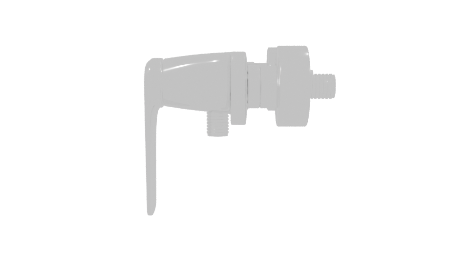 Modern Shower Faucet 3D Model - Professional 3D Model Render 2